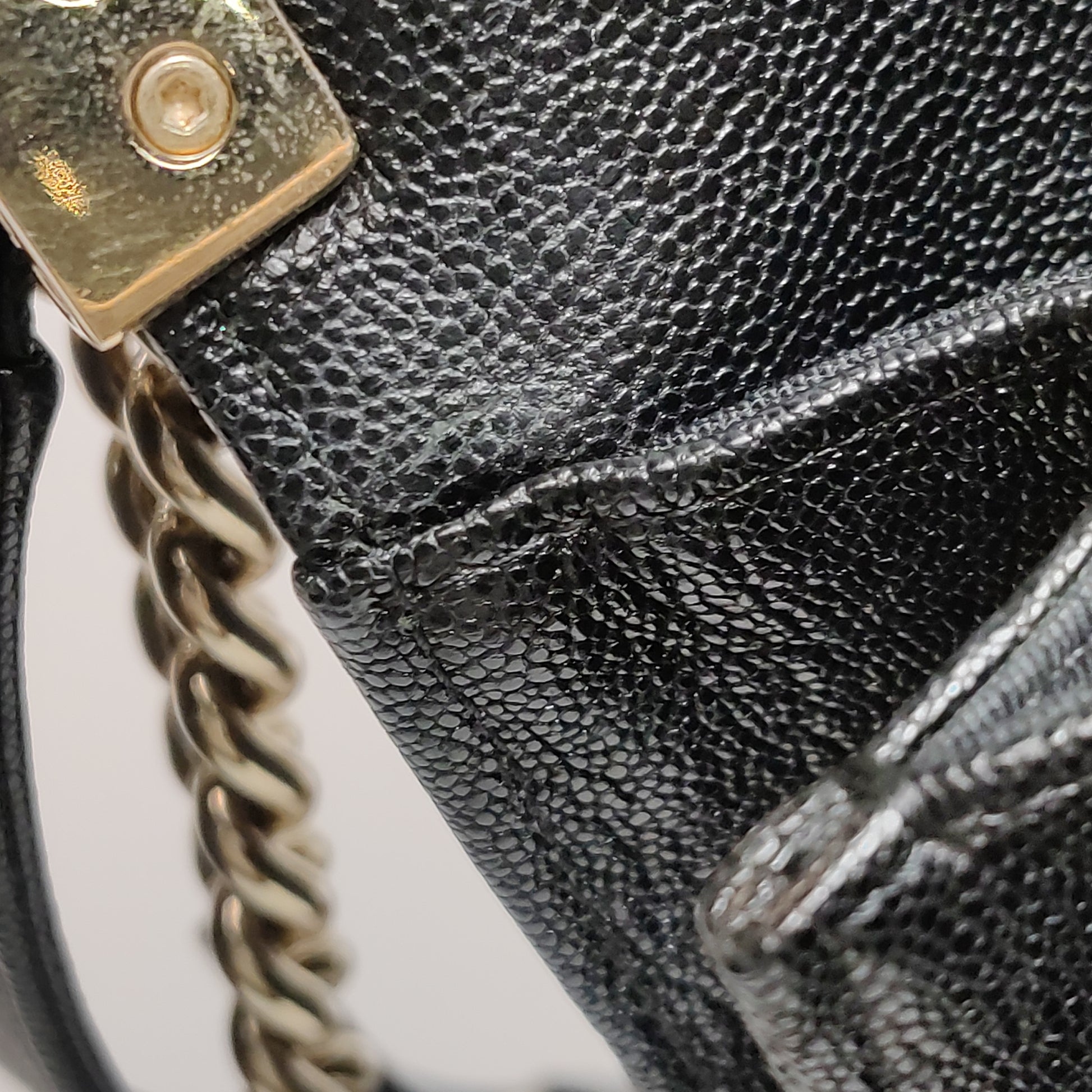 Chanel North South Boy Bag Caviar