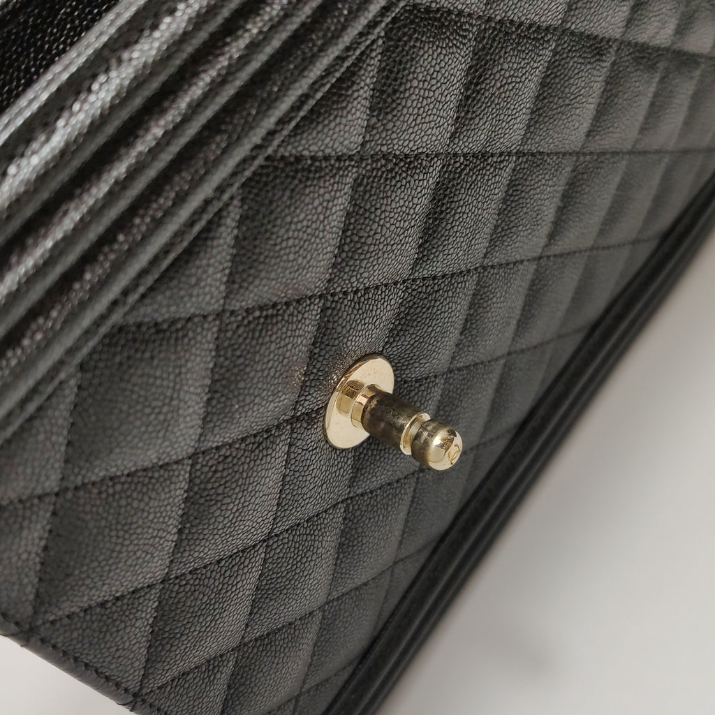 Chanel North South Boy Bag Caviar