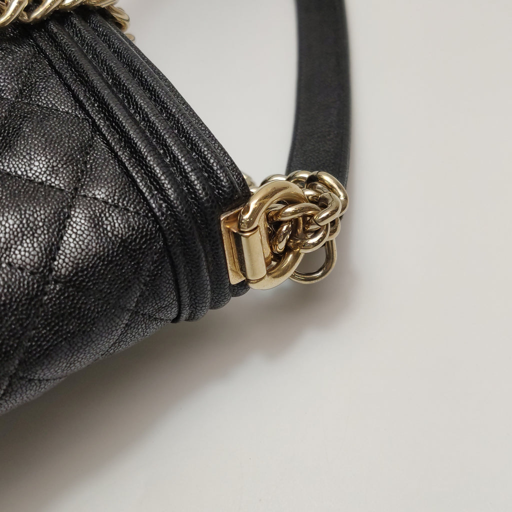 Chanel North South Boy Bag Caviar