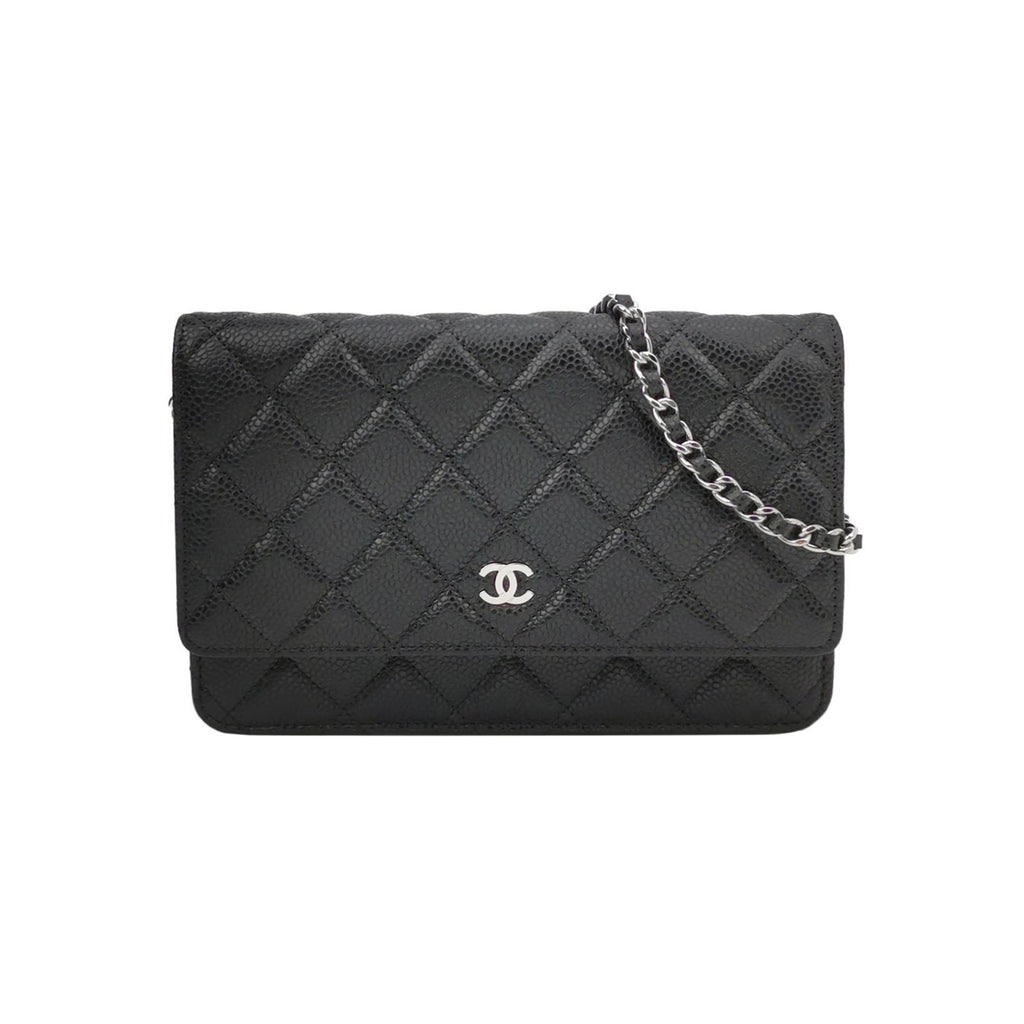Chanel Wallet on Chain Caviar SHW