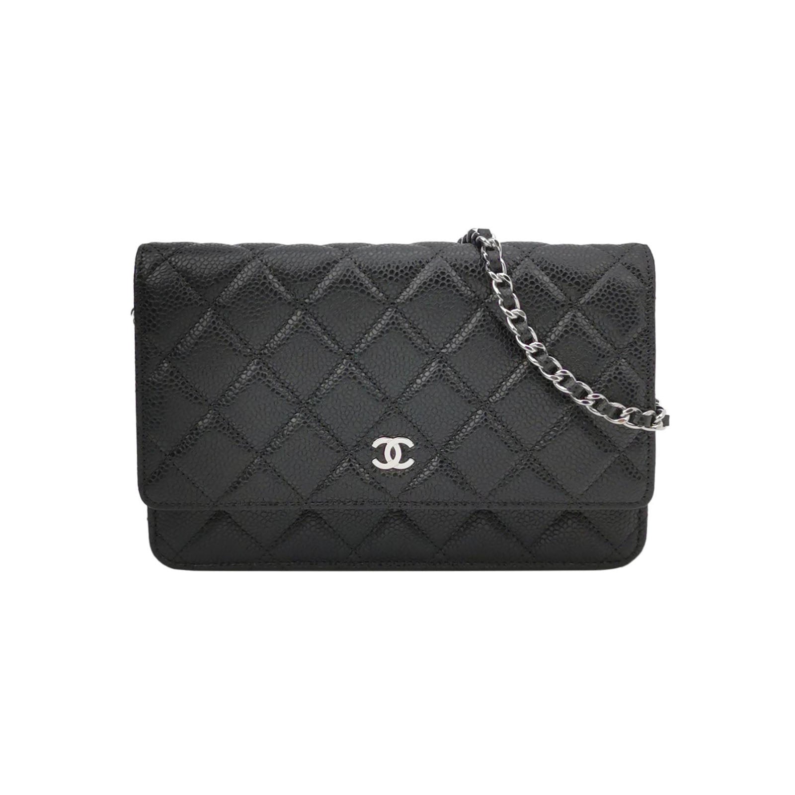 Chanel Wallet on Chain Caviar SHW