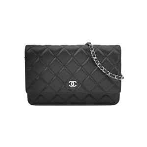Chanel Wallet on Chain Caviar SHW