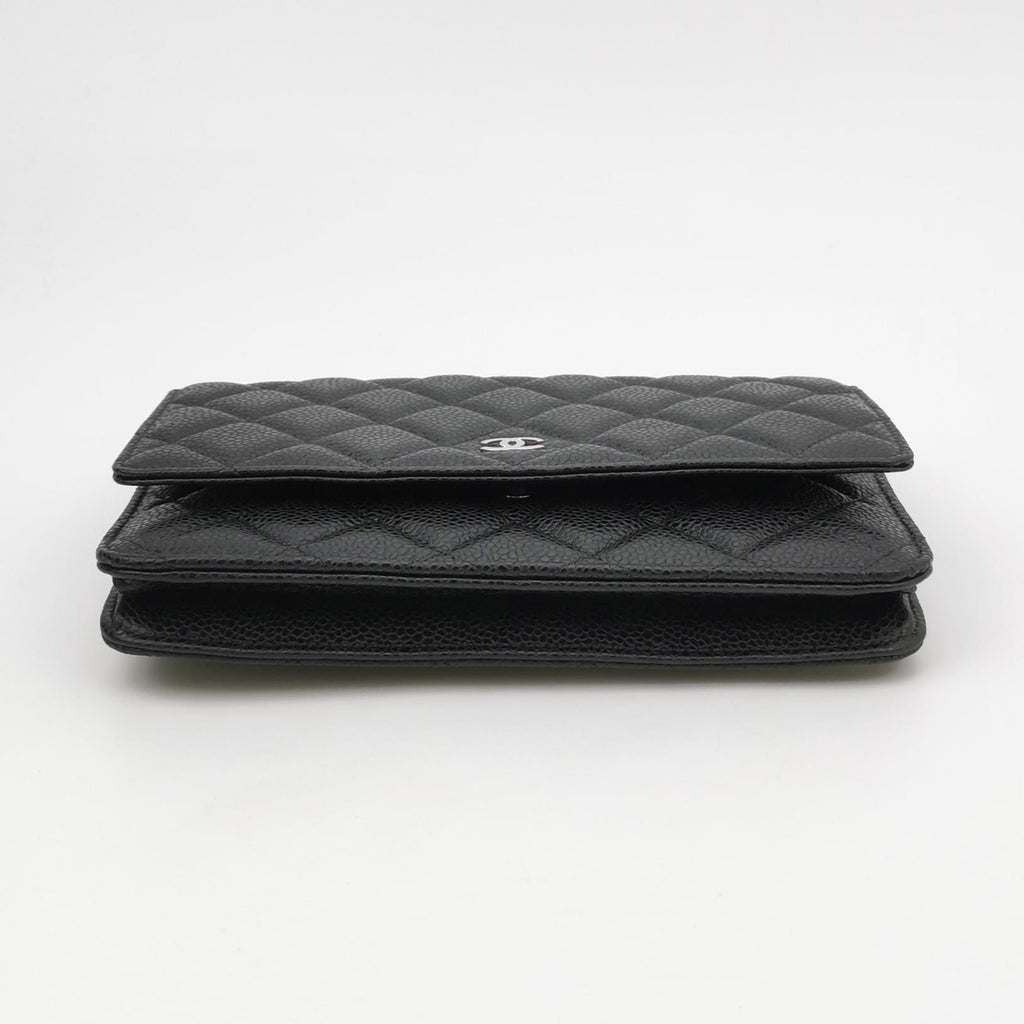 Chanel Wallet on Chain Caviar SHW
