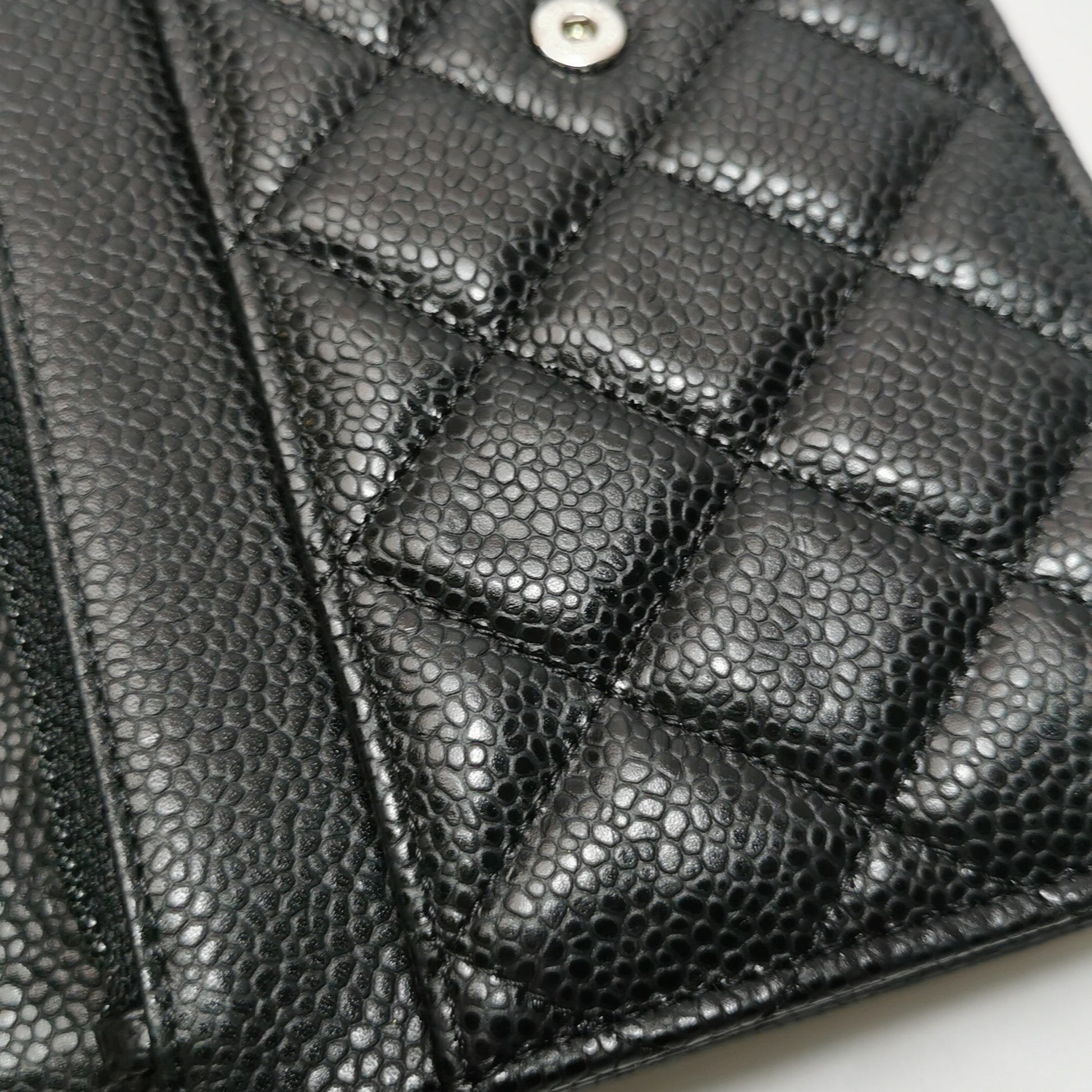 Chanel Wallet on Chain Caviar SHW