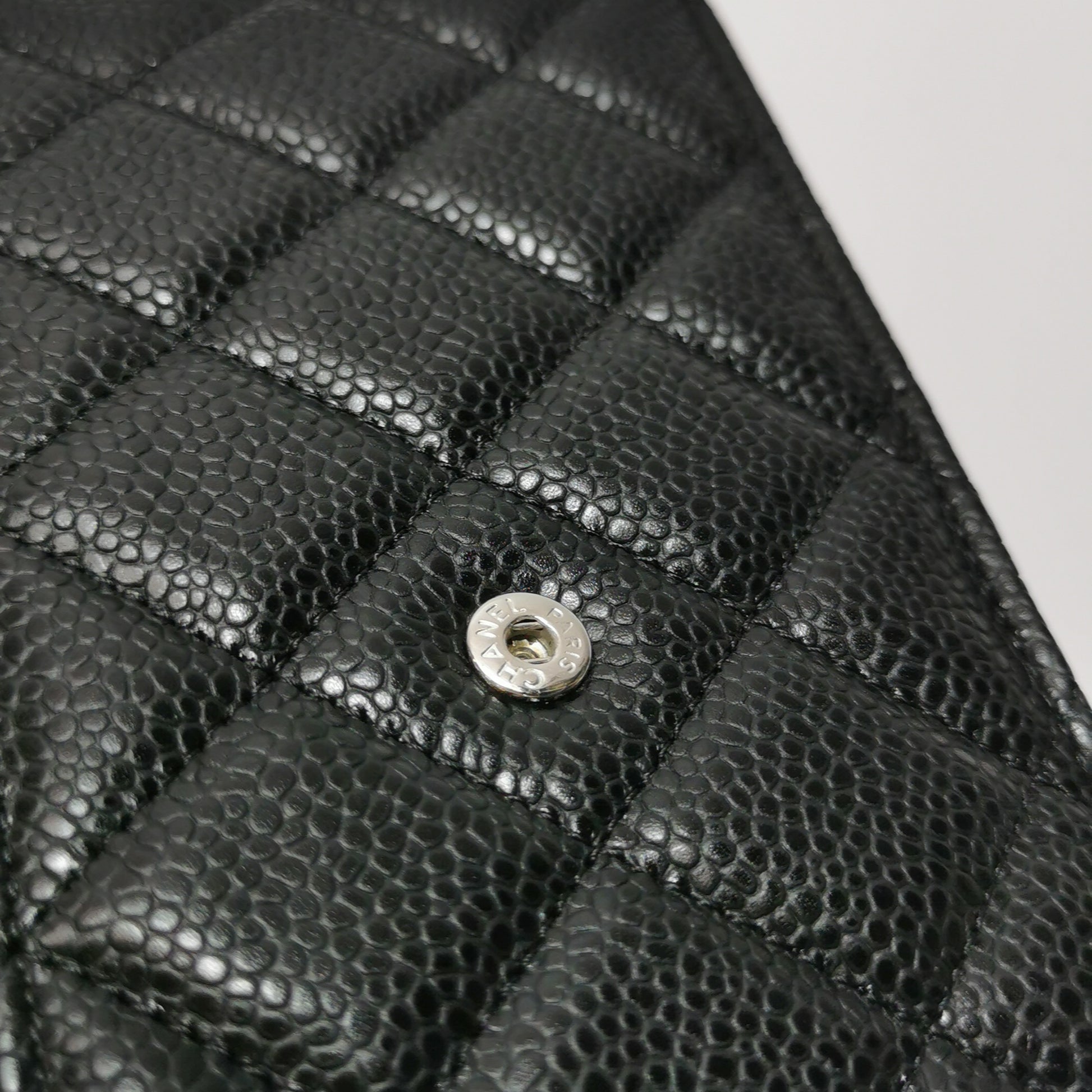 Chanel Wallet on Chain Caviar SHW
