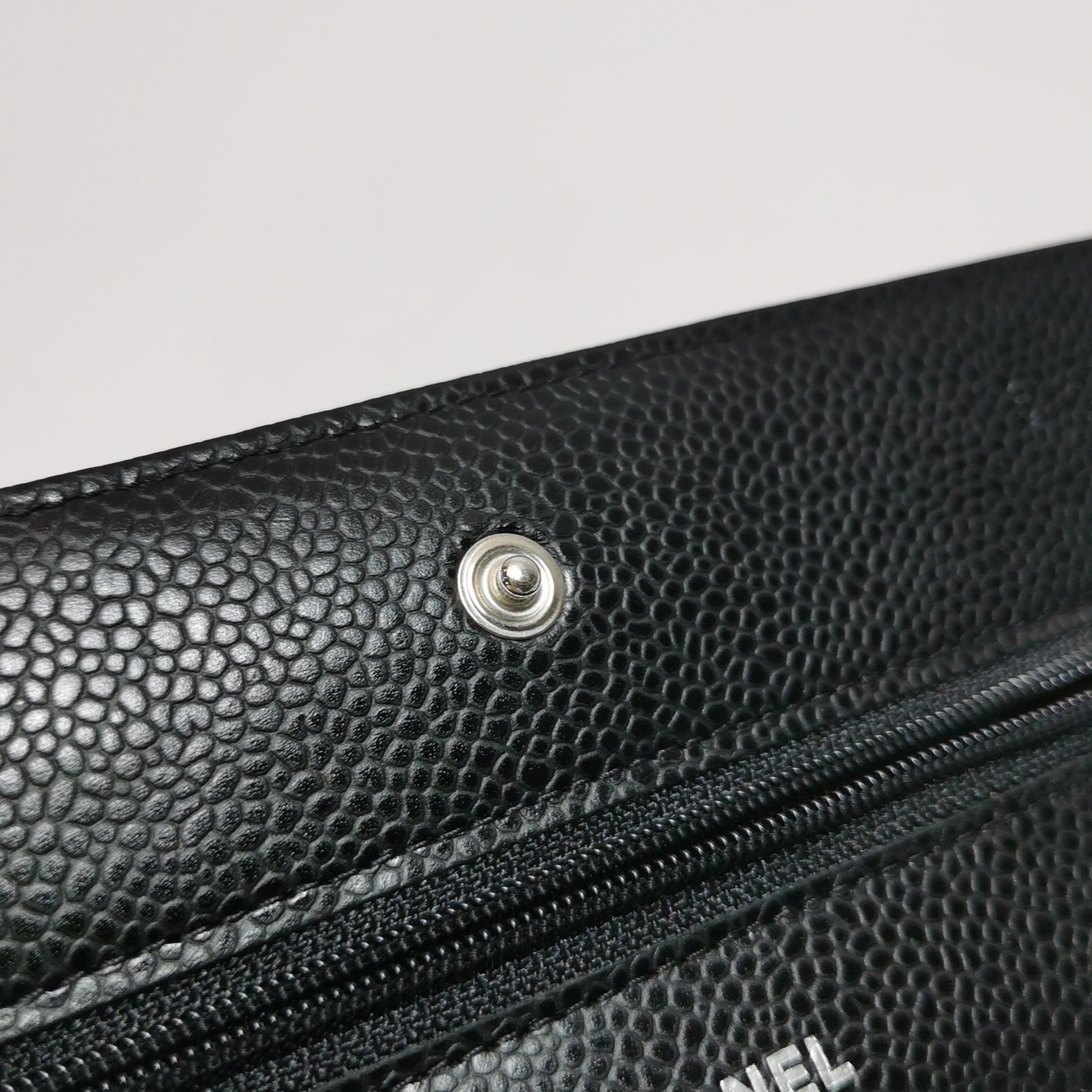 Chanel Wallet on Chain Caviar SHW