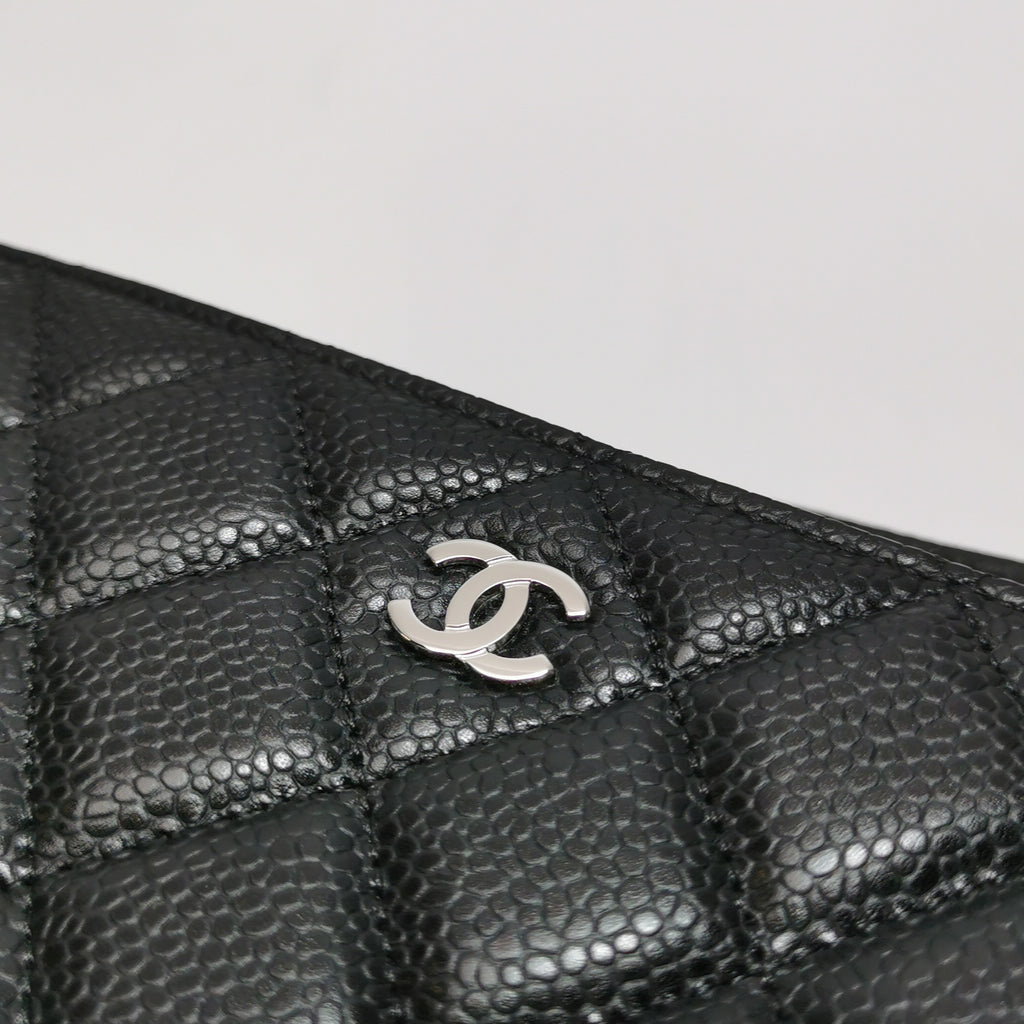 Chanel Wallet on Chain Caviar SHW