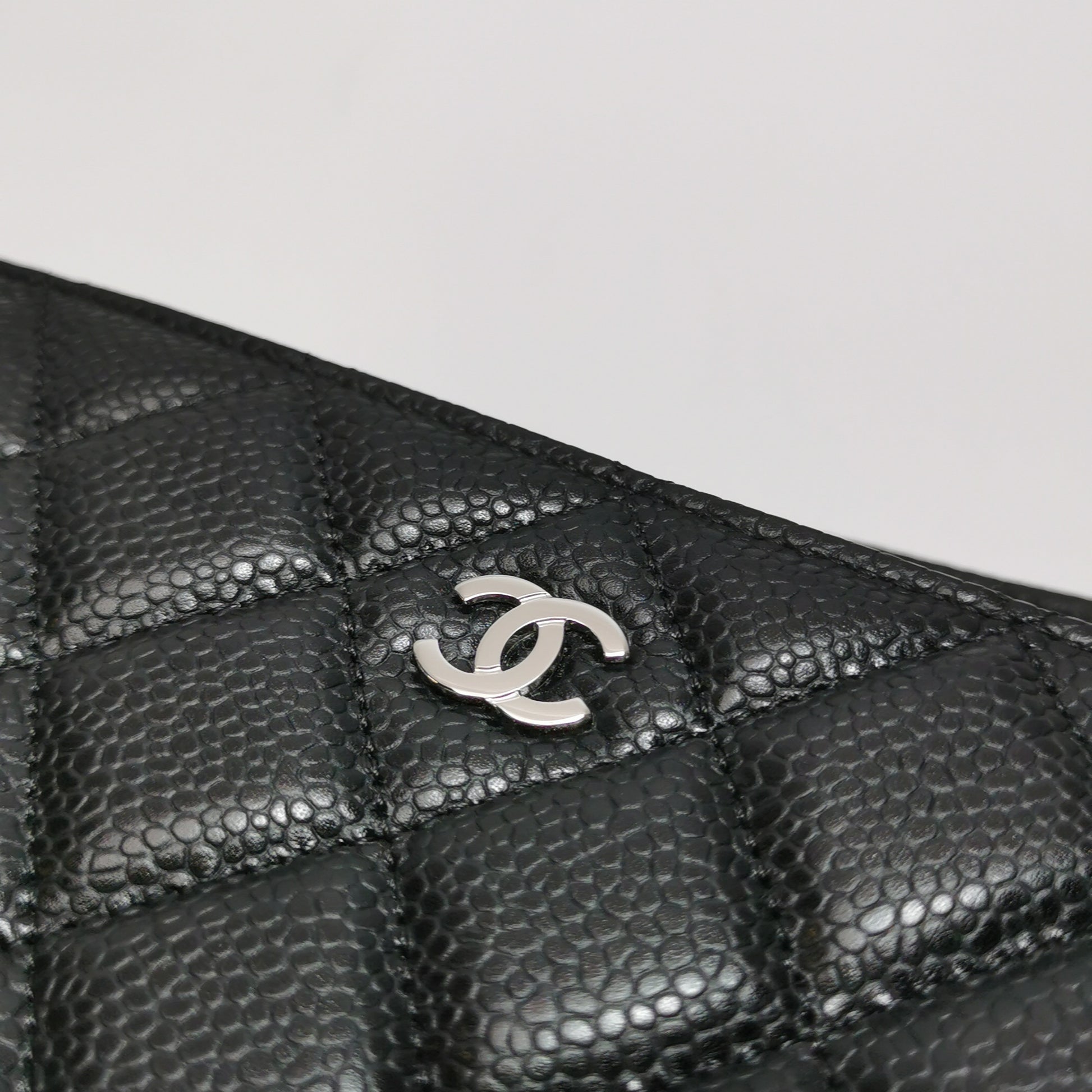 Chanel Wallet on Chain Caviar SHW