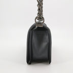 Chanel Boy Medium Chevron Black SHW