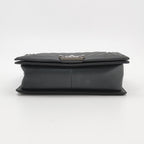 Chanel Boy Medium Chevron Black SHW
