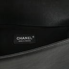 Chanel Boy Medium Chevron Black SHW
