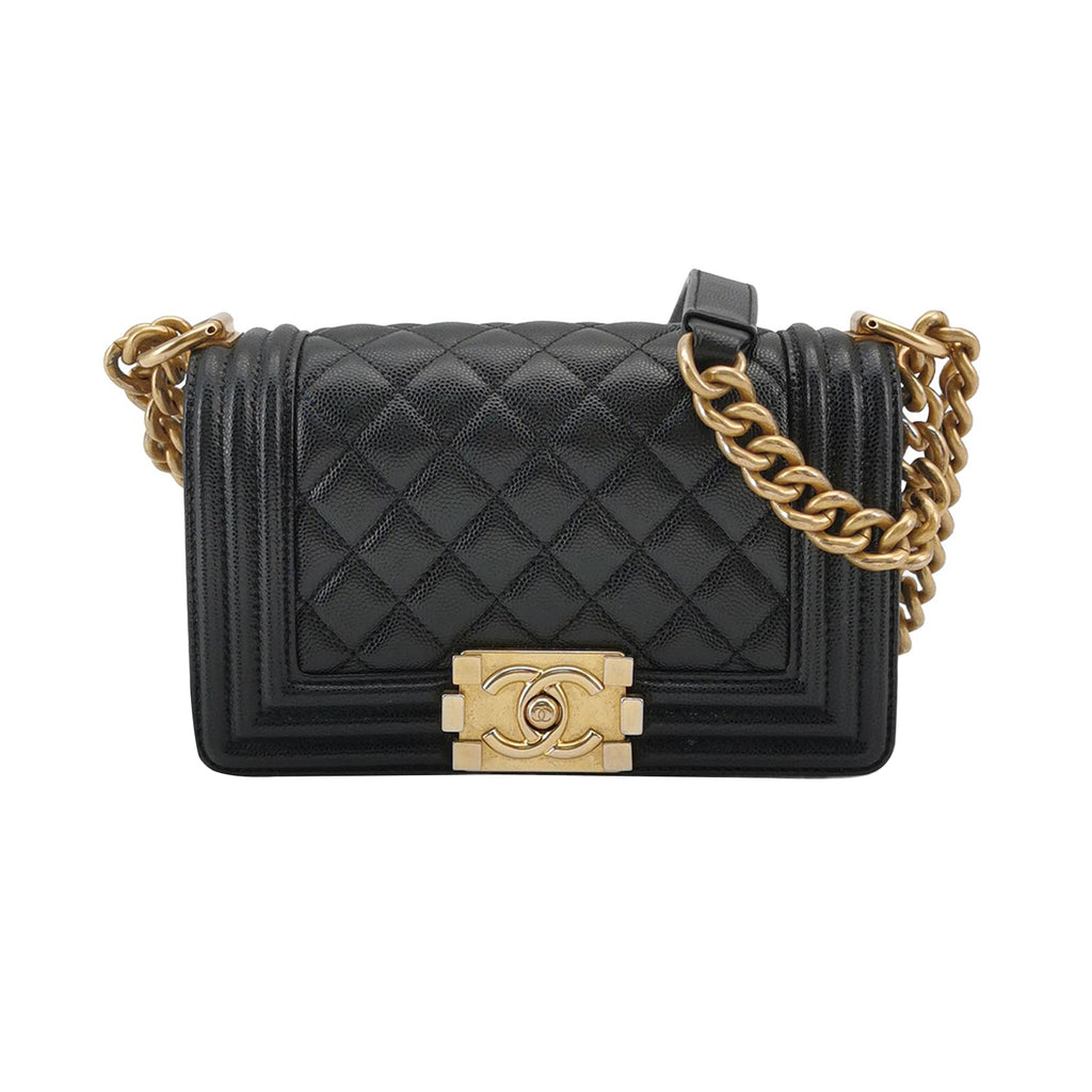 Chanel Boy Small Caviar Black