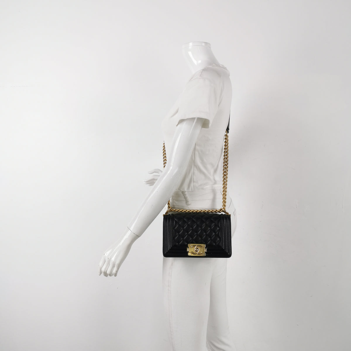 Chanel Boy Small Caviar Black