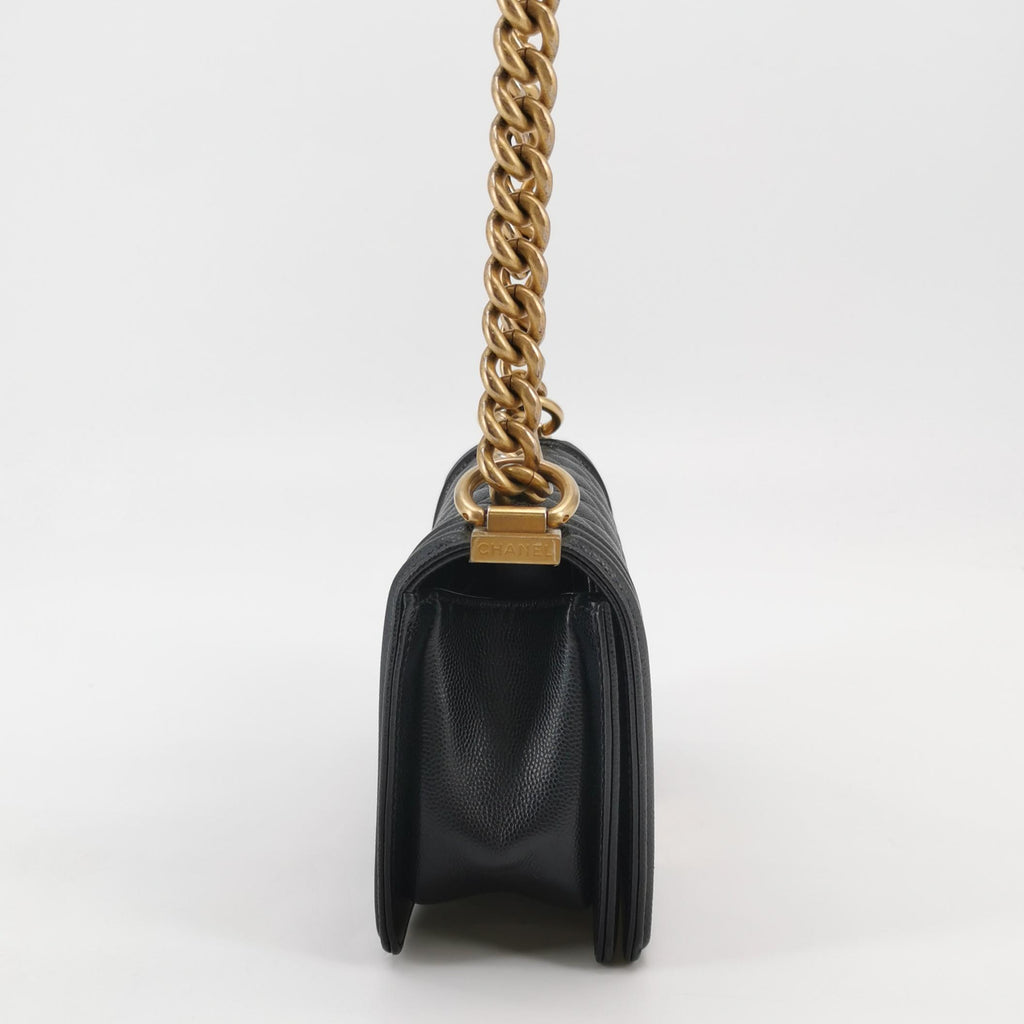 Chanel Boy Small Caviar Black