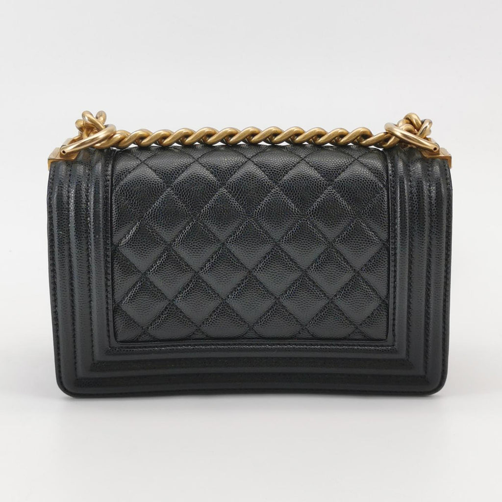 Chanel Boy Small Caviar Black