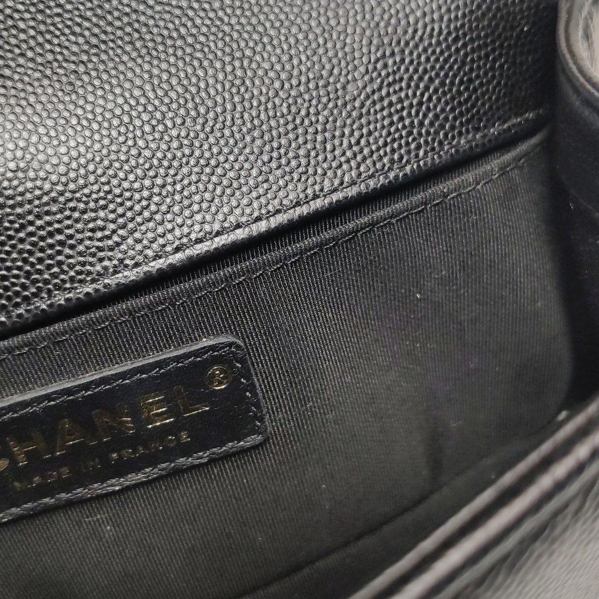 Chanel Boy Small Caviar Black