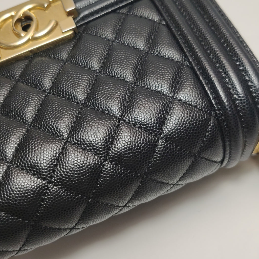 Chanel Boy Small Caviar Black