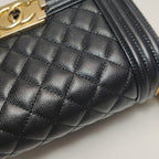 Chanel Boy Small Caviar Black
