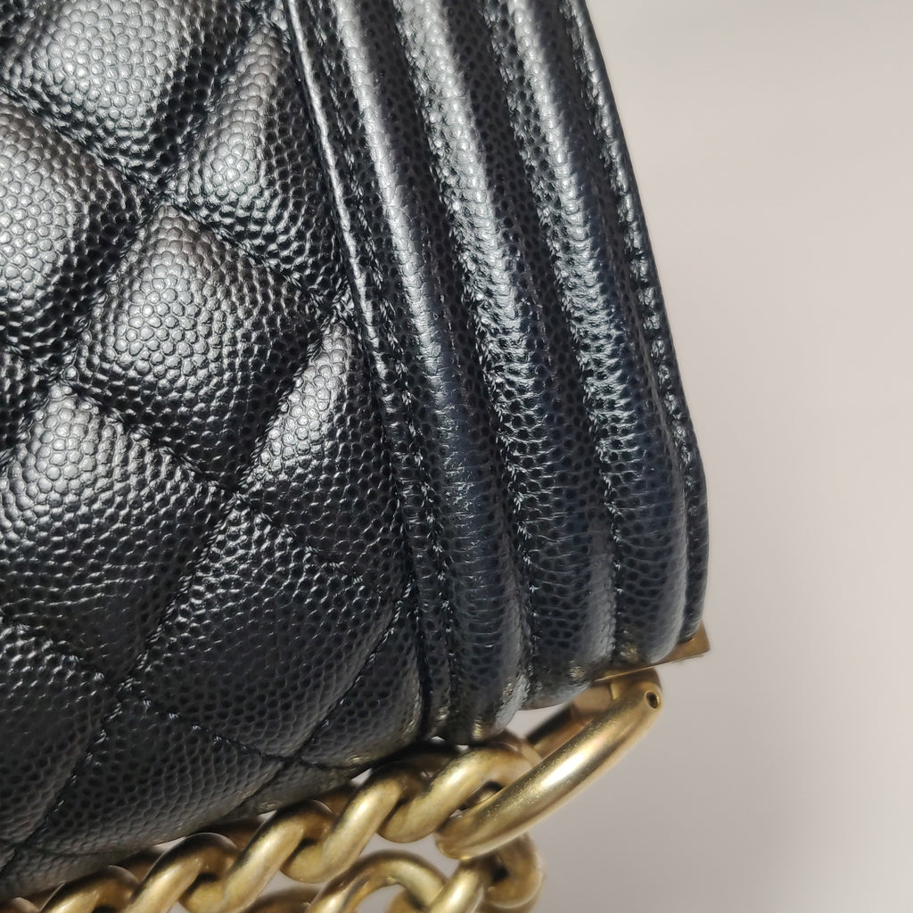 Chanel Boy Small Caviar Black