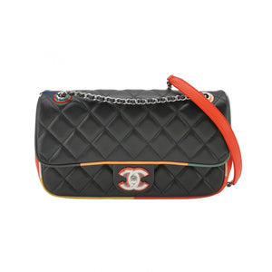 Chanel Lambskin Plexiglass Cuba Color Flap