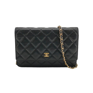 Chanel Wallet On Chain Black Caviar