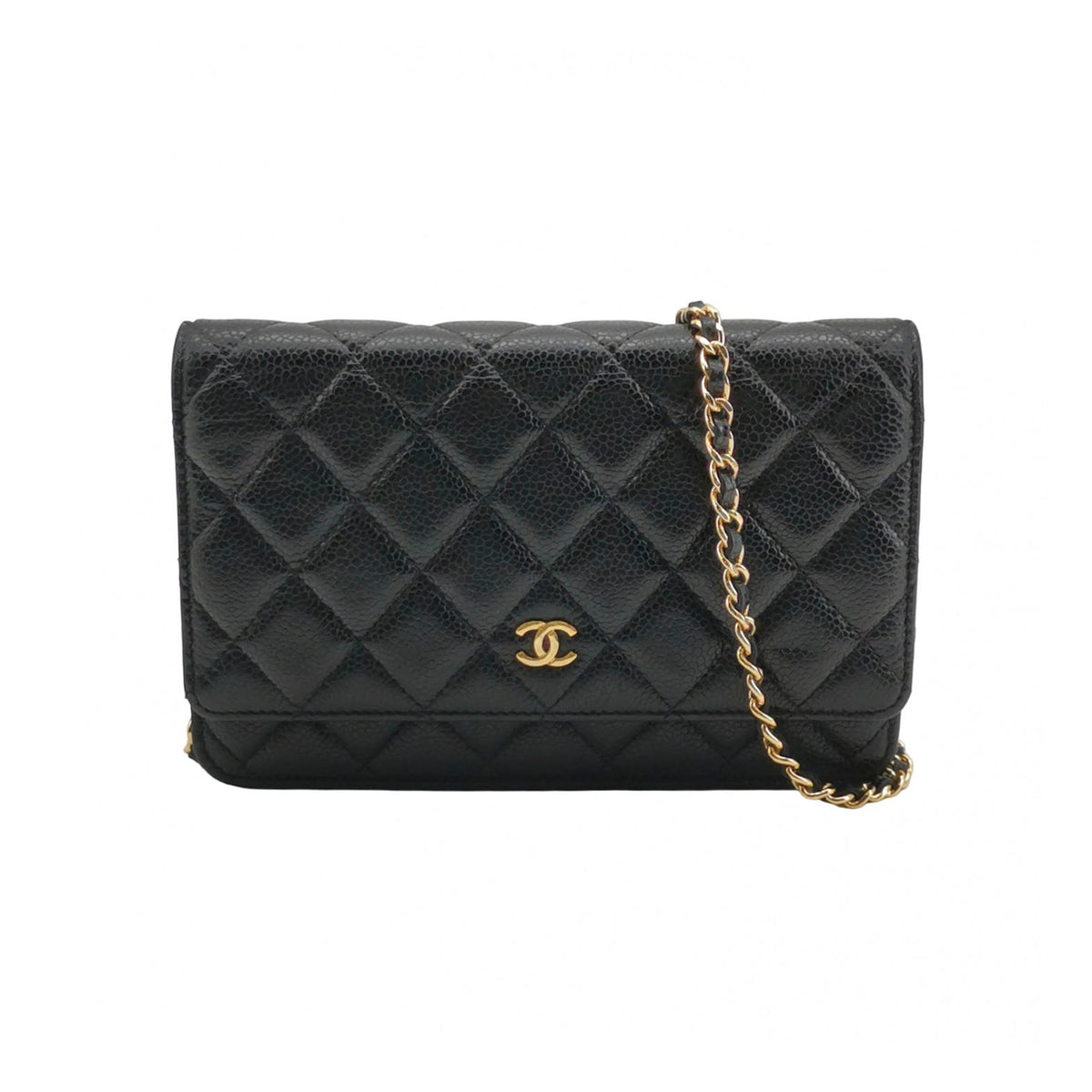 Chanel Wallet On Chain Black Caviar
