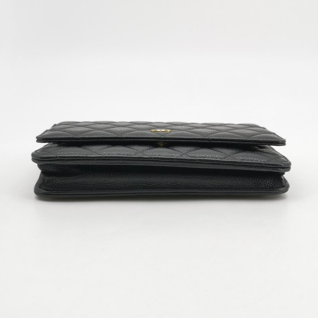 Chanel Wallet On Chain Black Caviar