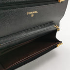 Chanel Wallet On Chain Black Caviar