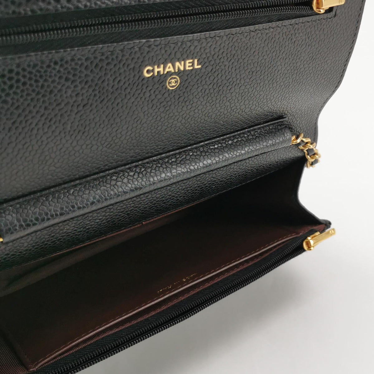 Chanel Wallet On Chain Black Caviar