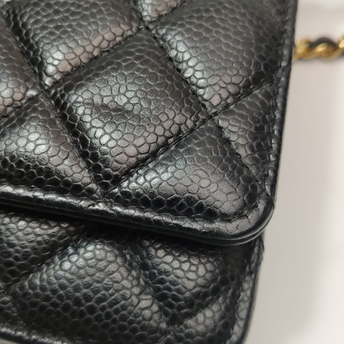 Chanel Wallet On Chain Black Caviar