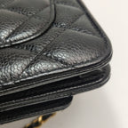 Chanel Wallet On Chain Black Caviar