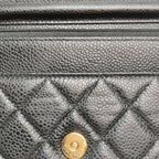 Chanel Wallet On Chain Black Caviar