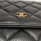 Chanel Wallet On Chain Black Caviar