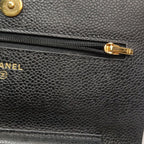 Chanel Wallet On Chain Black Caviar