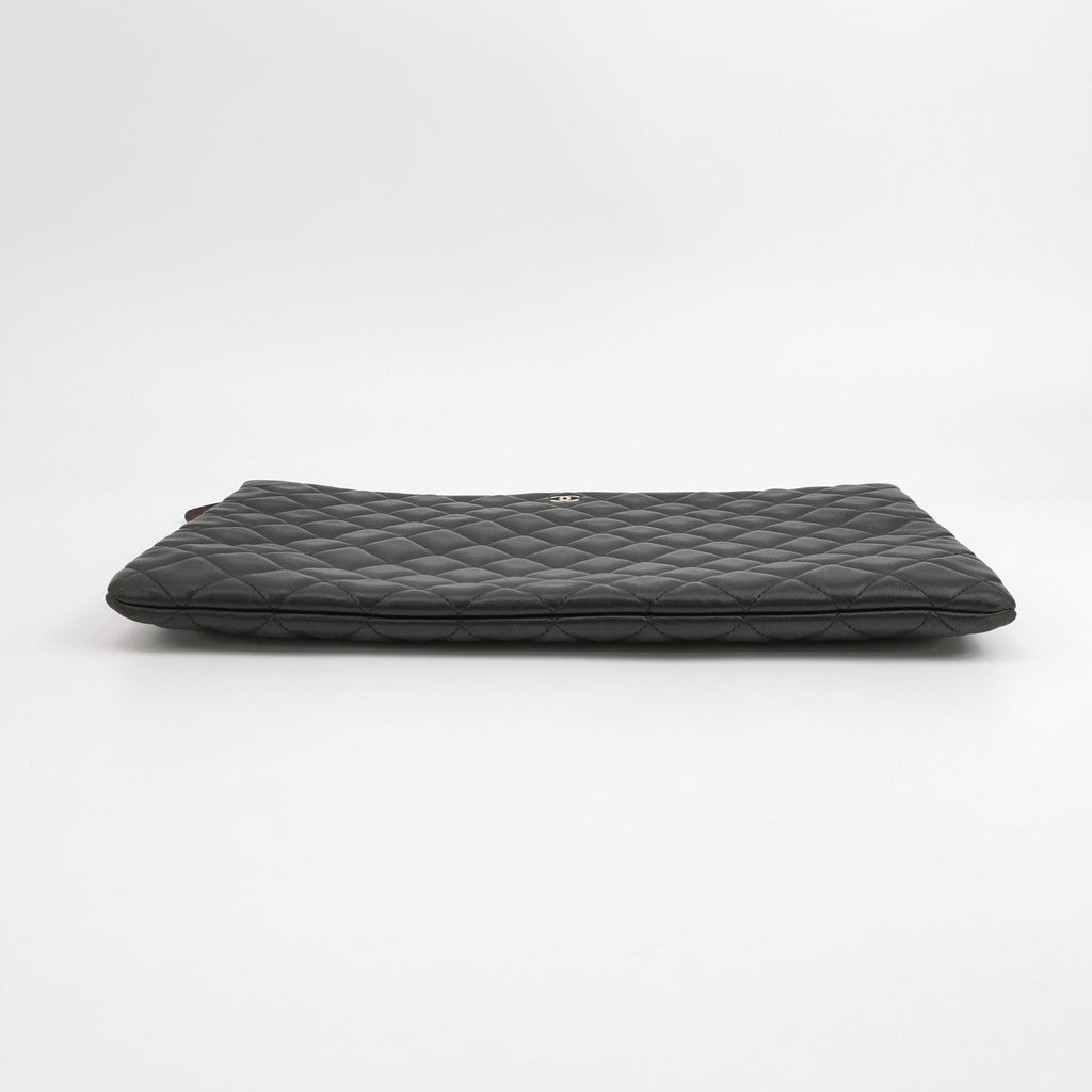 Chanel O Case Clutch Lambskin