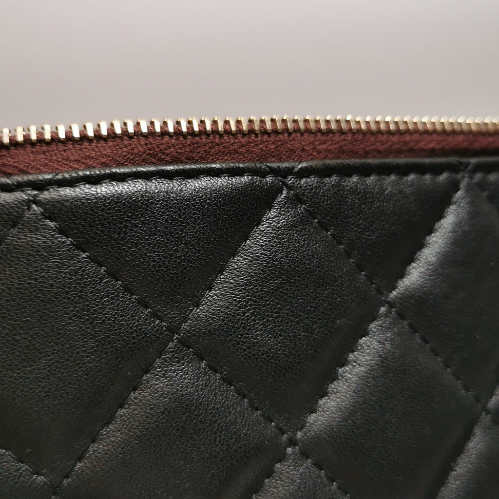 Chanel O Case Clutch Lambskin