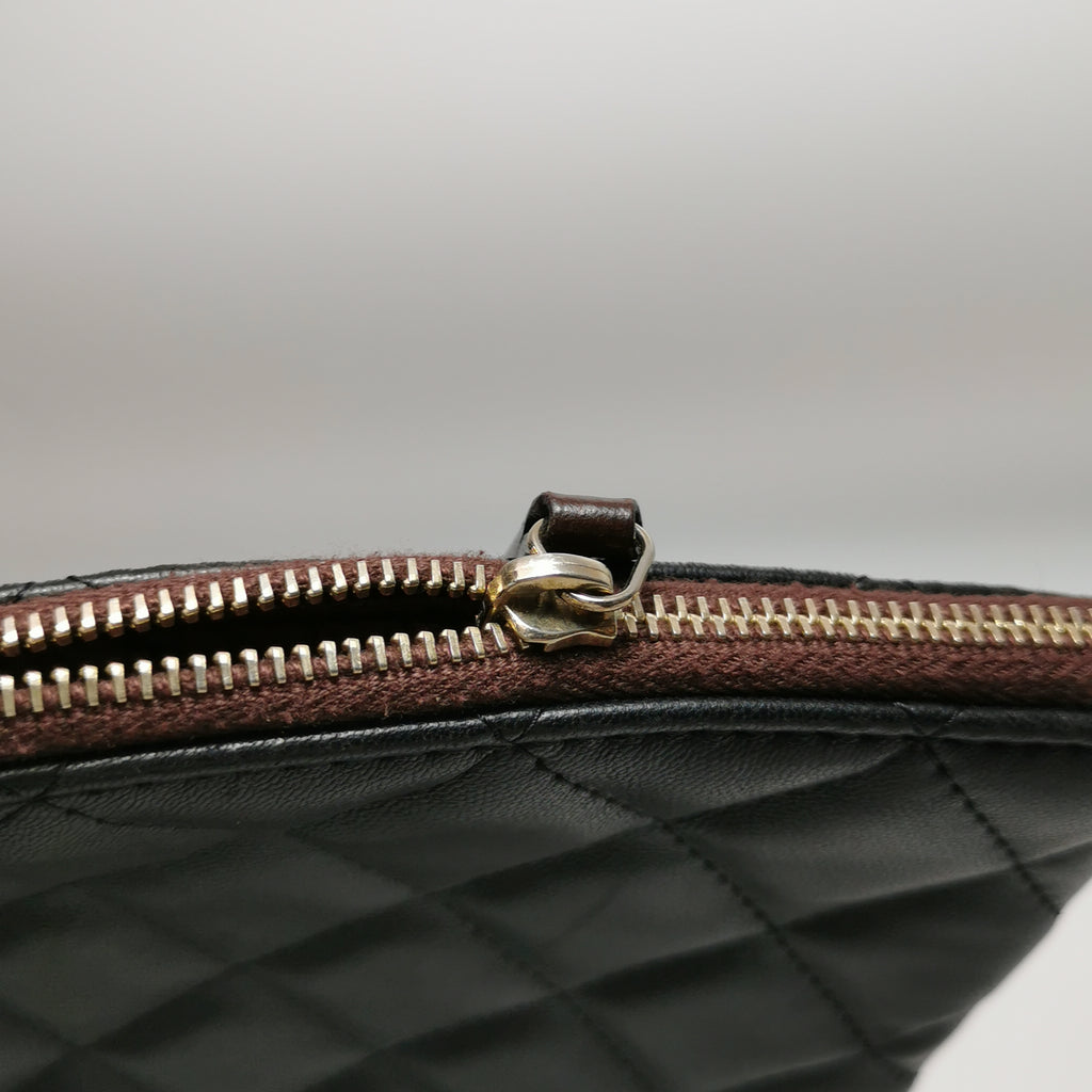 Chanel O Case Clutch Lambskin