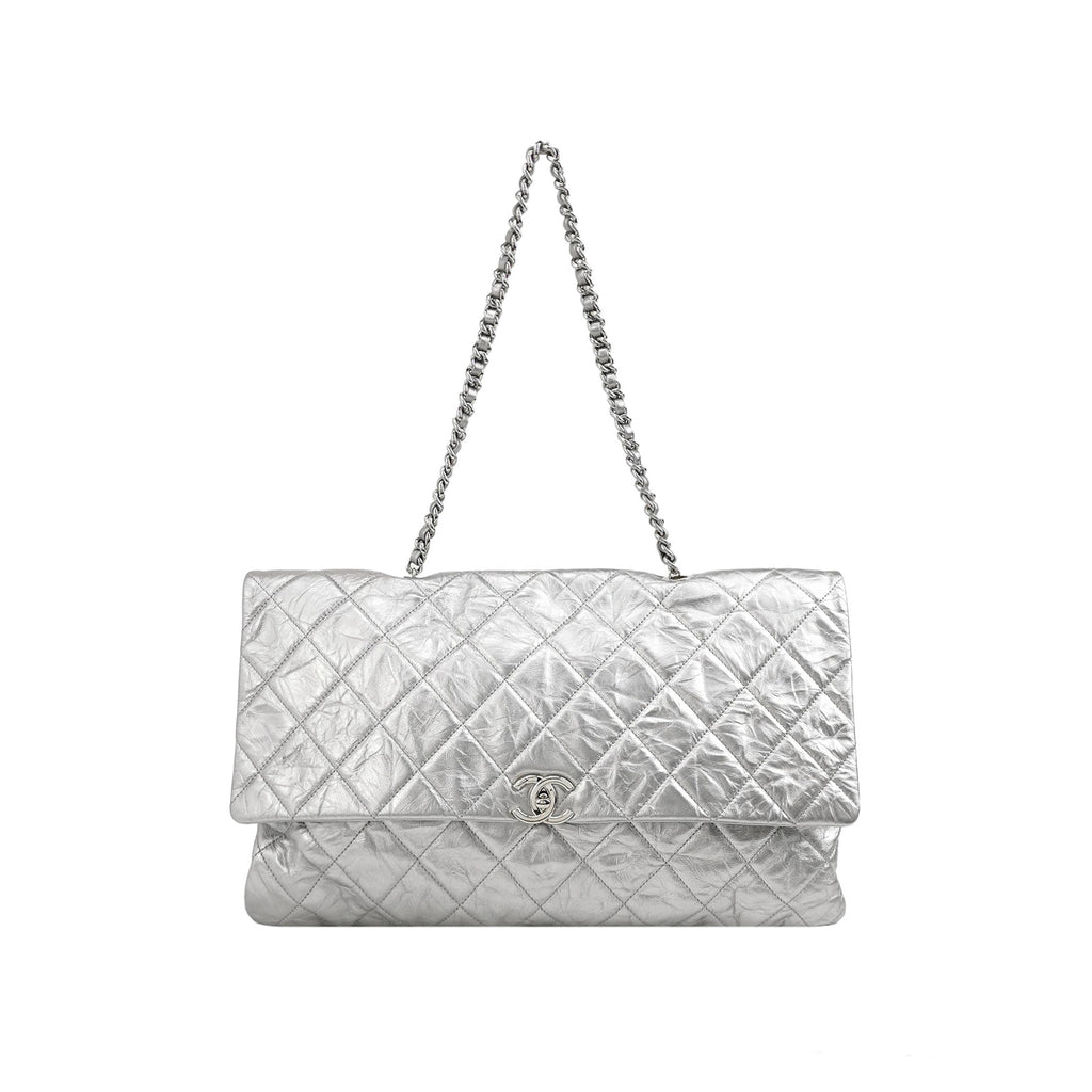 Chanel Big Bang Flap Bag Silver