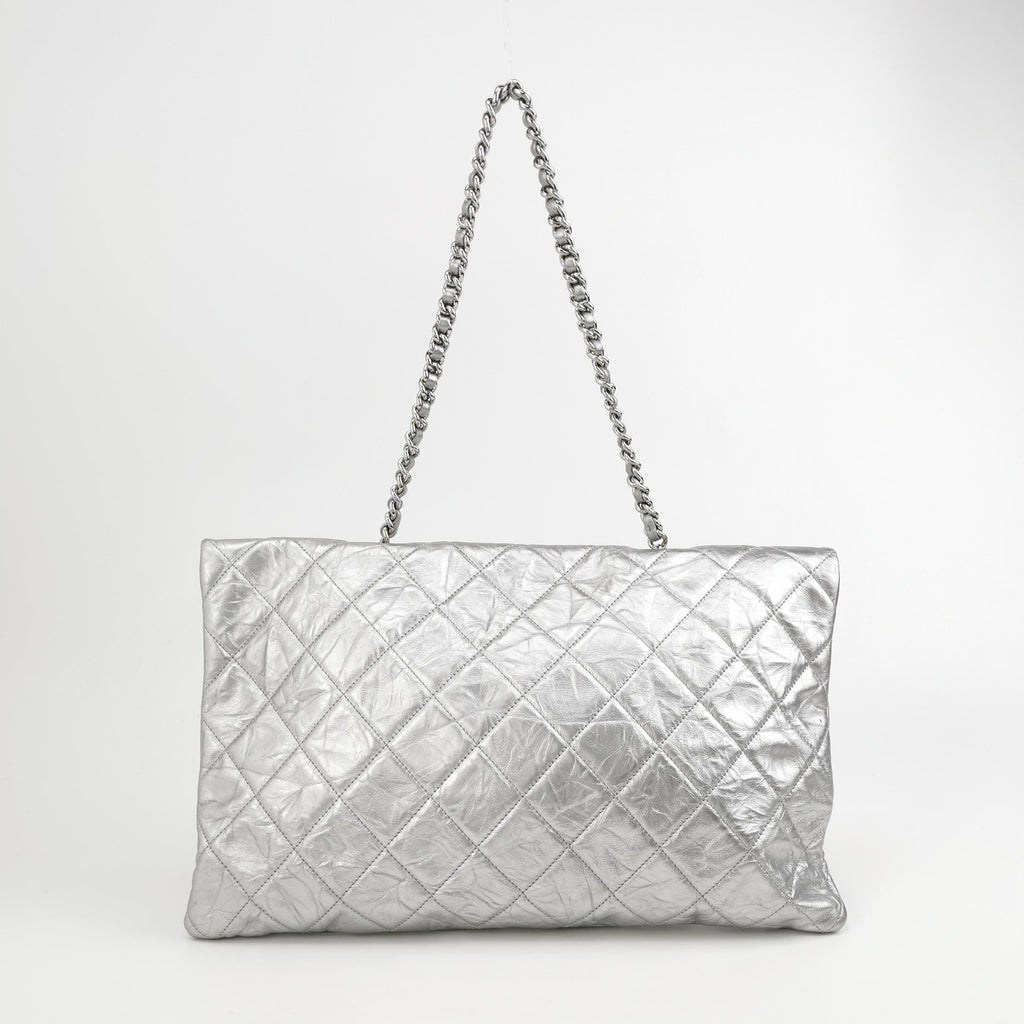 Chanel Big Bang Flap Bag Silver