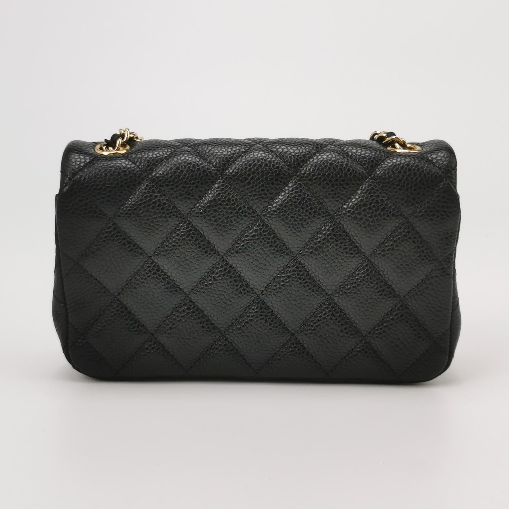 Chanel Classic Flap Mini Rectangle Caviar