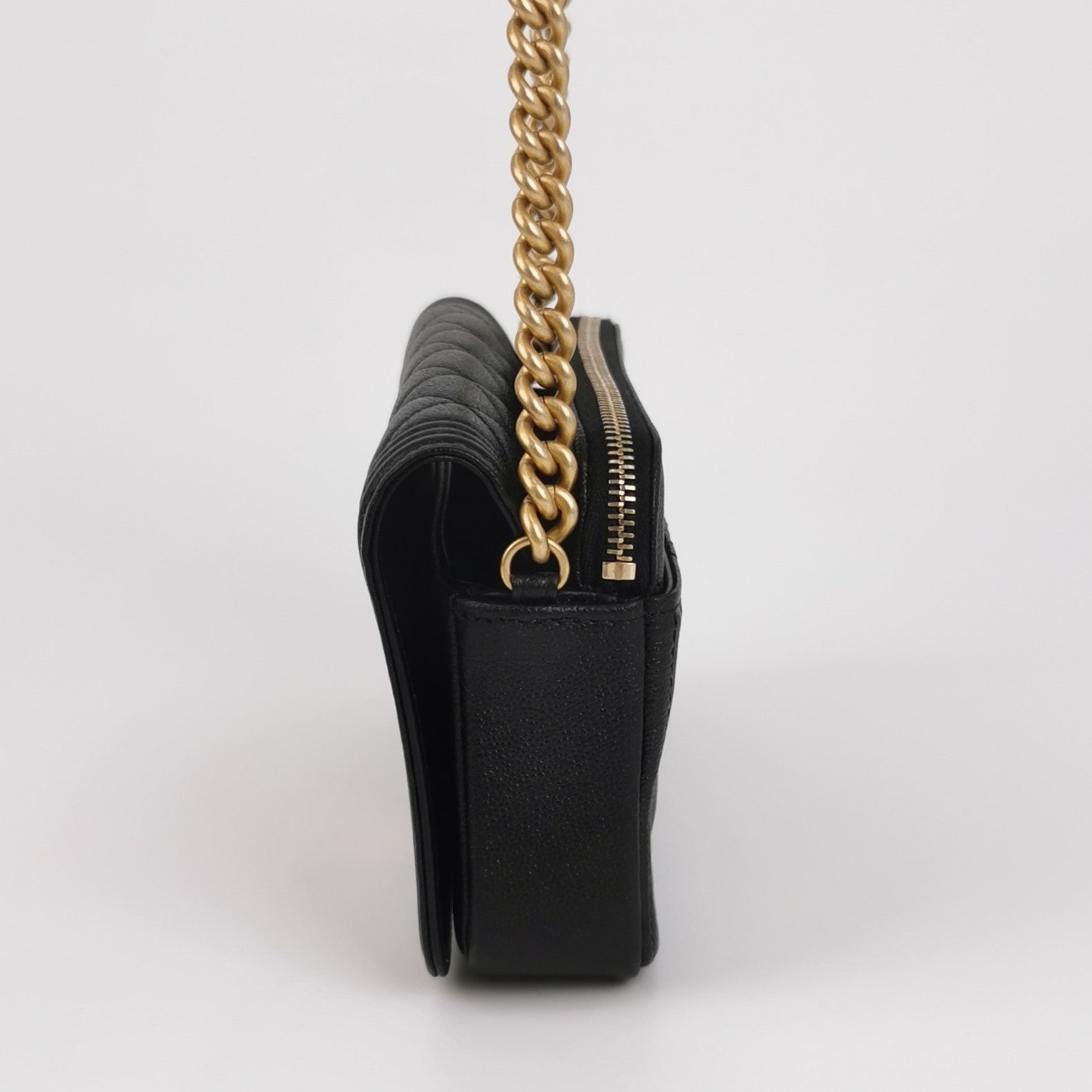 Chanel Boy Flap Phone Holder Caviar
