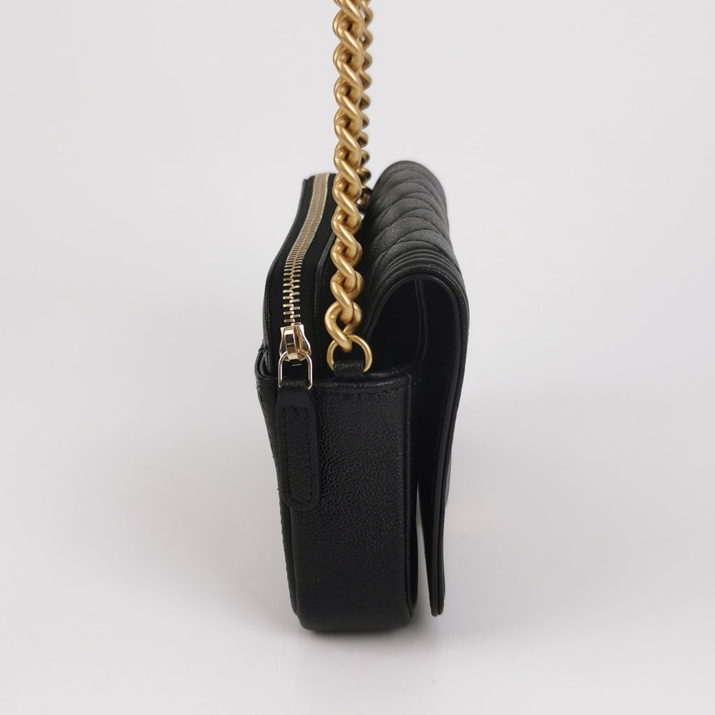 Chanel Boy Flap Phone Holder Caviar