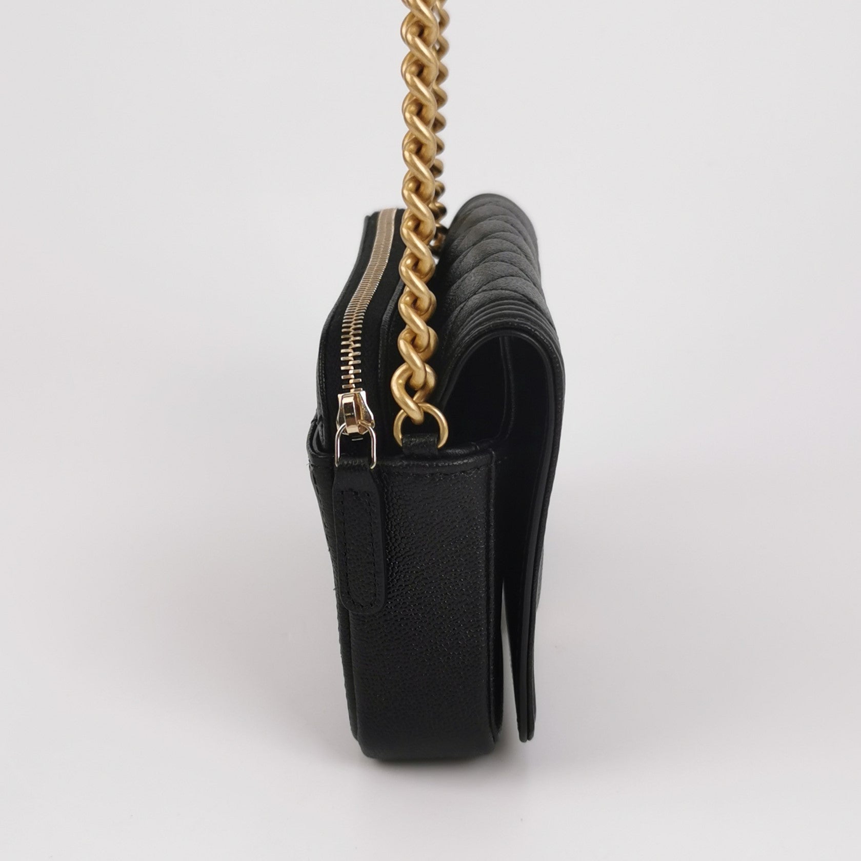 Chanel Boy Flap Phone Holder Caviar