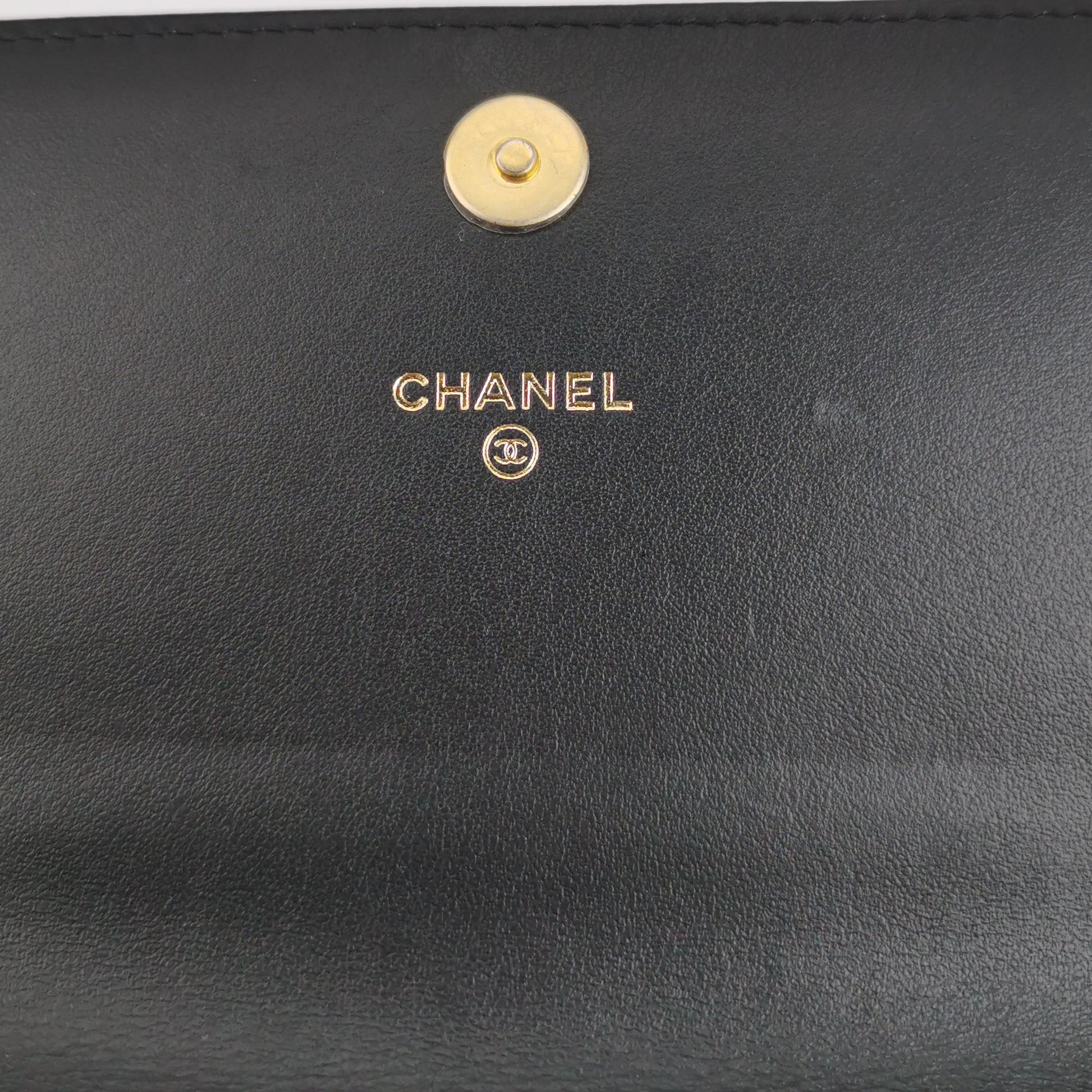 Chanel Boy Flap Phone Holder Caviar