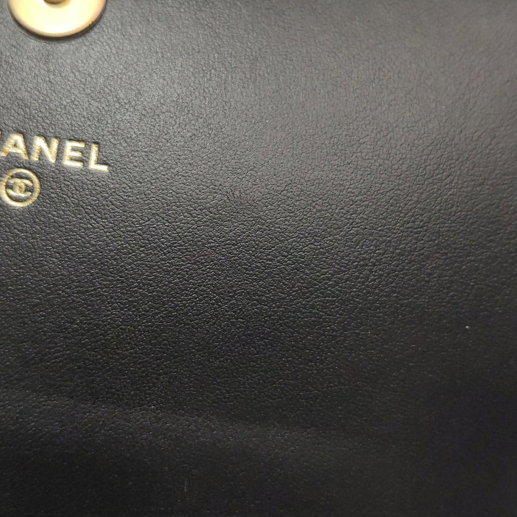 Chanel Boy Flap Phone Holder Caviar