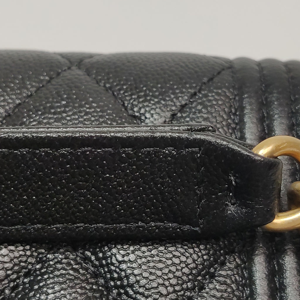 Chanel Boy Flap Phone Holder Caviar