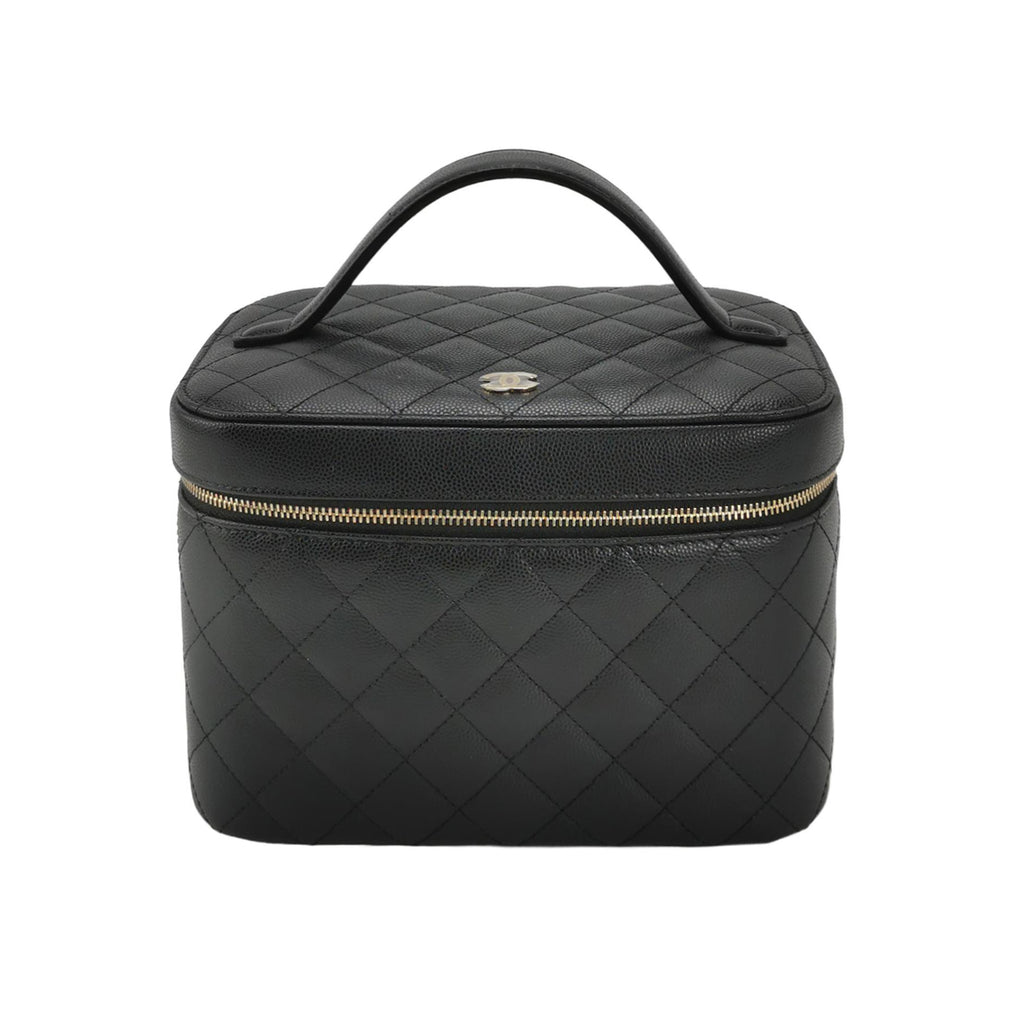 Chanel Top Handle Vanity Caviar