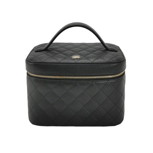 Chanel Top Handle Vanity Caviar