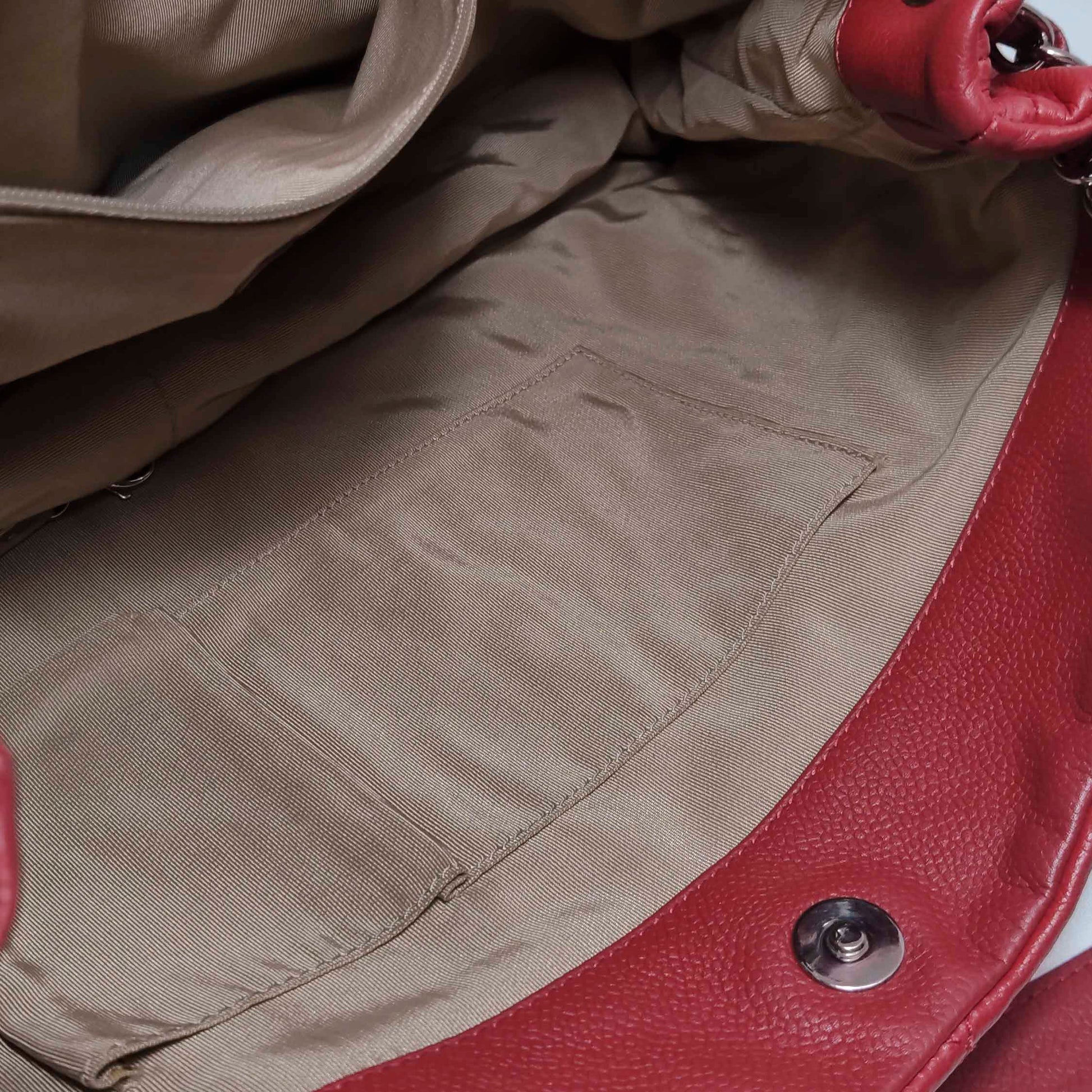 Chanel Timeless CC Expandable Zip Around Tote Red