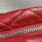 Chanel Timeless CC Expandable Zip Around Tote Red